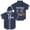 Navy, variant on Hudson Westbrook Texas Forever Fall Tour 2025 Baseball Jersey Women Men Hooded Short Sleeve Shirt Casual Trendy T-shirt