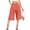 Watermelon Red, variant on LEKODE Capri Pants for Women Wide Leg Pants Elastic Waist Gaucho Culottes Summer Flowy Palazzo Pant with Pockets Black L