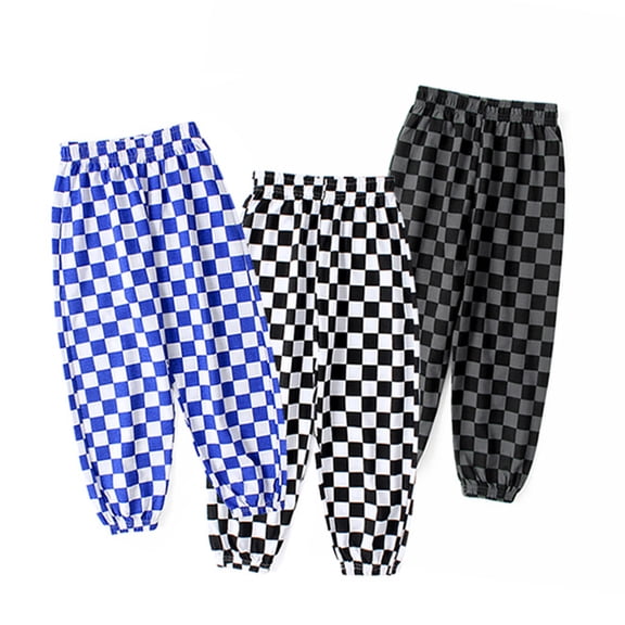 Esaierr Boys Sweatpants Jogger Pants for Kids Teen Athletic Pants Pants Cute Spring Summer Elastic Anti-Mosquito Trousers for 4-12Y