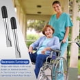 thumbnail image 4 of EcoNesxp 1 Paire d'Extensions de Poignées de Frein de Fauteuil Roulant Médical transport de Fauteuil Roulant Extensions de Poignées de Frein de Fauteuil Roulant Rallonges de Frein de Fauteuil Roulant pour Accessoires de Fauteuil Roulant 2 Pouces Paire de Freins de Fauteuil Roulant, 4 of 5