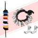 thumbnail image 4 of Door Back Hanging Baseball Cap Organizer Hat Hooks String Rope Holder Hanger, 4 of 4