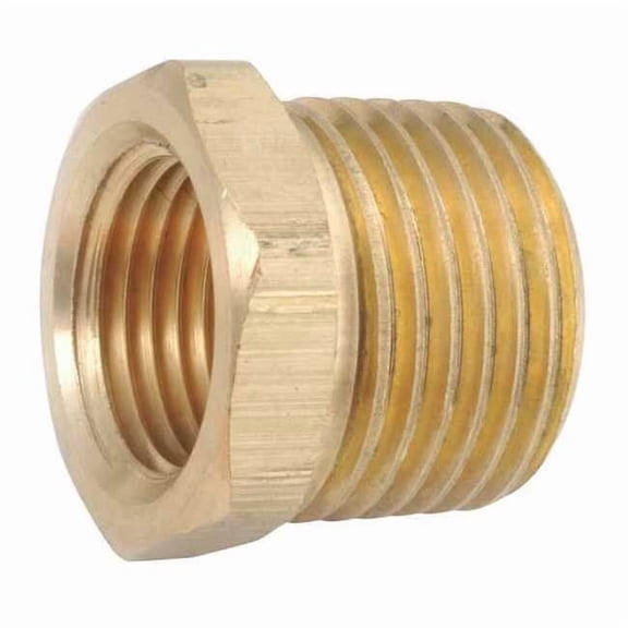 Manufacturer Varies Hex Bushing, Brass, 1/4 x 1/8 in, NPT 706110-0402