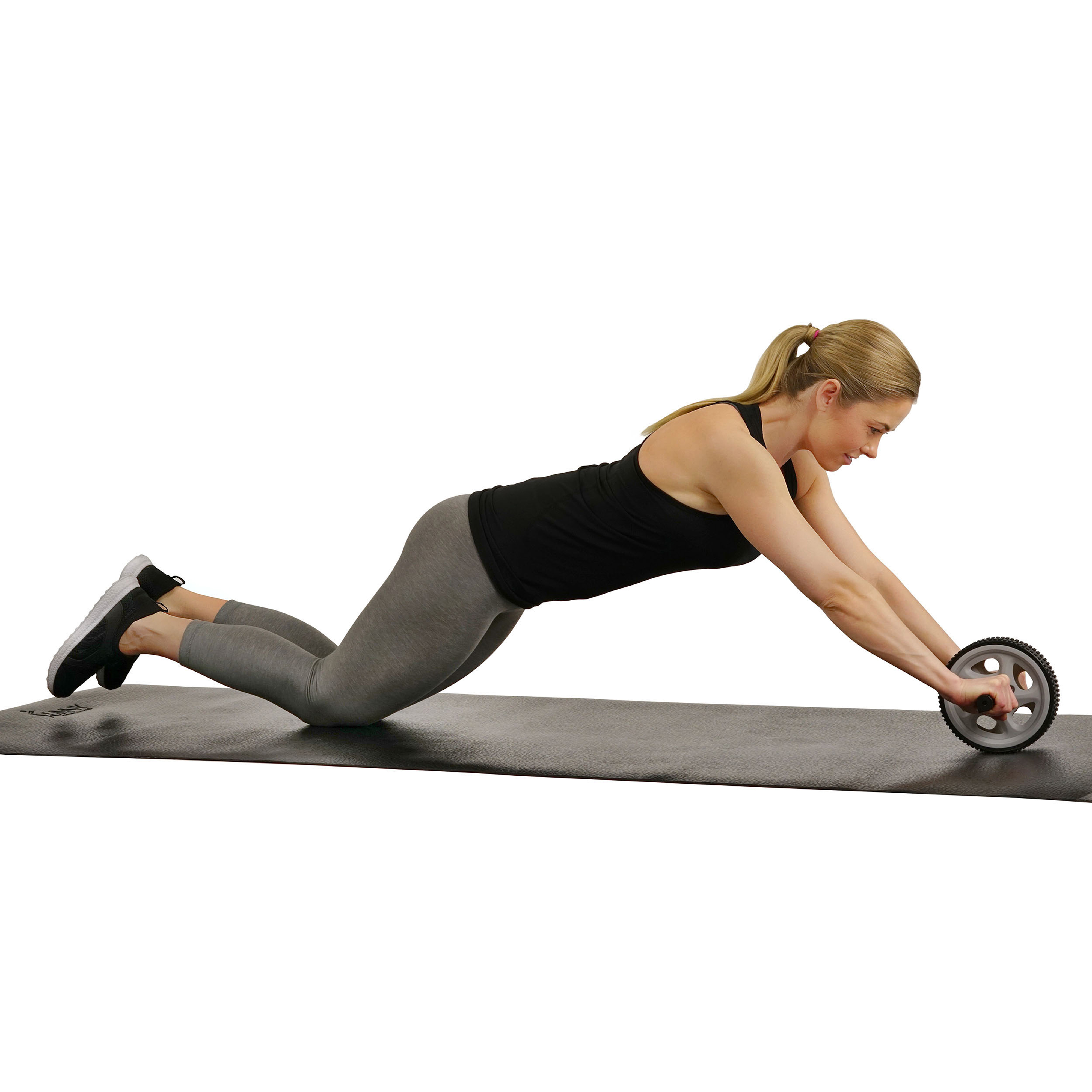 Sunny Health & Fitness Ab Roller Exercise Wheel Core Trainer photo 4