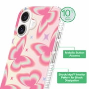 onn Retro Butterfly Phone Case for iPhone 16