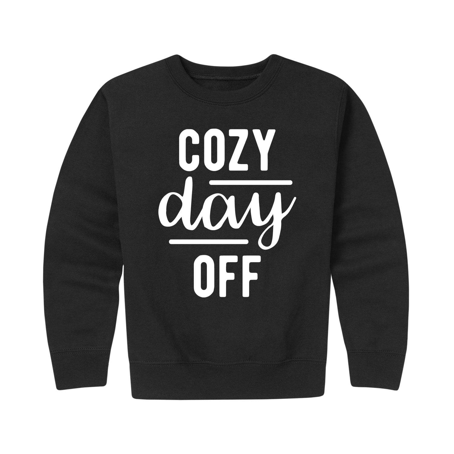 Instant Message Cozy Day Off Kids Crew Fleece