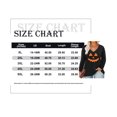 thumbnail image 3 of TIYOMI Plus Size Tunics For Women 2X Black T Shirt Halloween Casual Long Sleeve V Neck Ghost Face Tops Casual Blouses Fall Winter Tee 2XL 18W 20W, 3 of 3