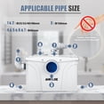 thumbnail image 4 of Bomba maceradora AHRILOE 900W para sótano, lavabo, inodoro, etc., 4 of 8