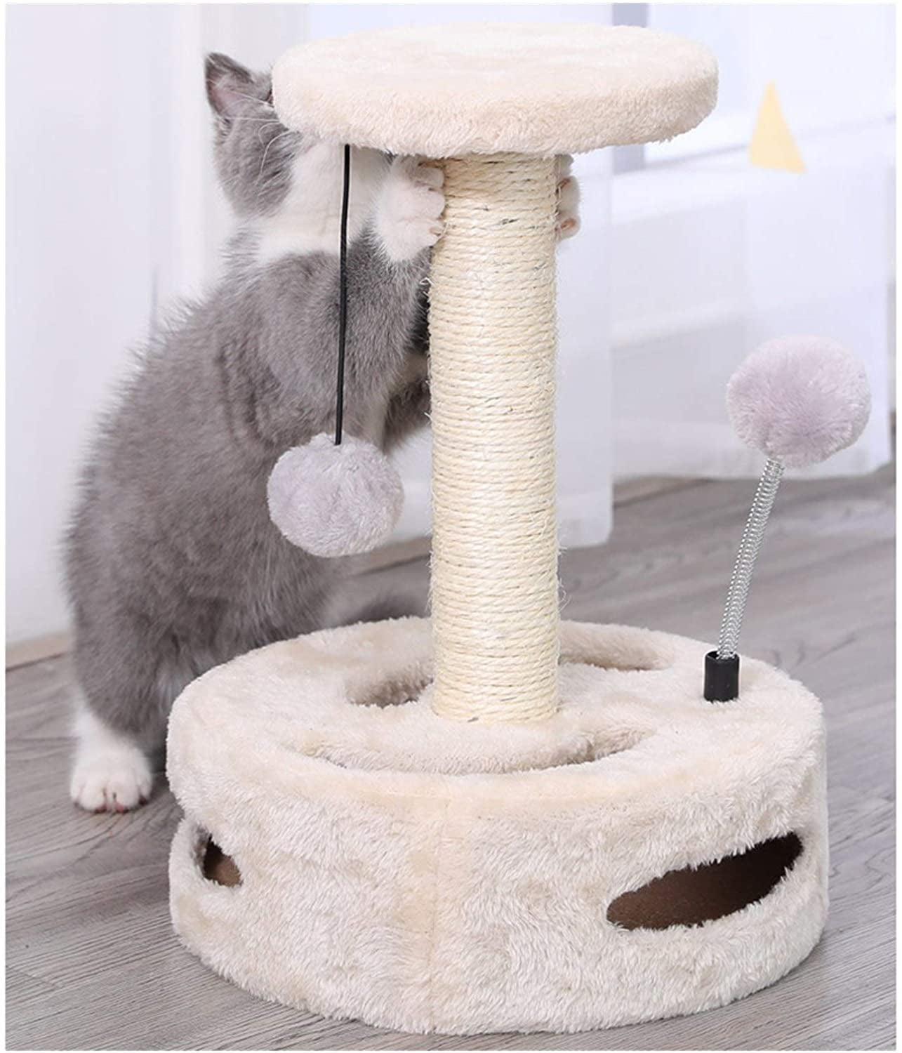 Trixie Sisal Scratching Posts and Small cat Trees for Young and Adult Cats 
