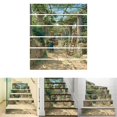 thumbnail image 2 of 6 uds., pegatinas para escaleras, suelo de azulejo de patio, decoración de cocina, calcomanías murales impermeables, papel tapiz artístico, 2 of 5