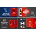 thumbnail image 5 of Coca-Cola Mini Fridge 4L 6 Can, Red Portable Beverage Cooler with AC/DC Car Adapter for Travel, Bedroom, Office, Dorm, 5 of 20