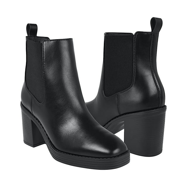 BOTINES STYLO MUJER 40001 SIMIPIEL NEGRO