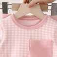 thumbnail image 5 of CAUYDY Child Boy Outfits Pjs for Kids Fall Winter 5T 6T 7T 8T 9T 10T Long Sleeve T-Shirt Elastic Pants 2PCS Cute Set Boys Sleepers Sizes 9-10 Years,Pink, 5 of 5
