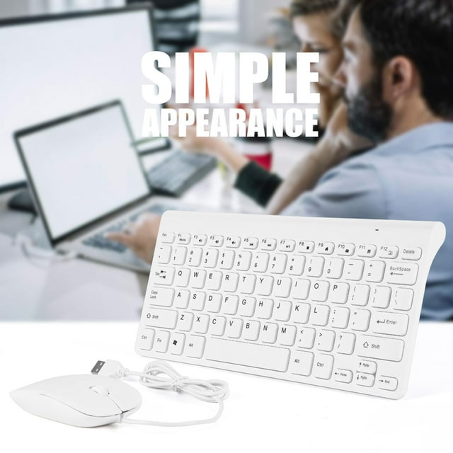 USB 1. Wired Keyboard Mouse Combo, Ultra-Thin Keyboard Optical Mice Set, For PC Computer Laptop Desktop