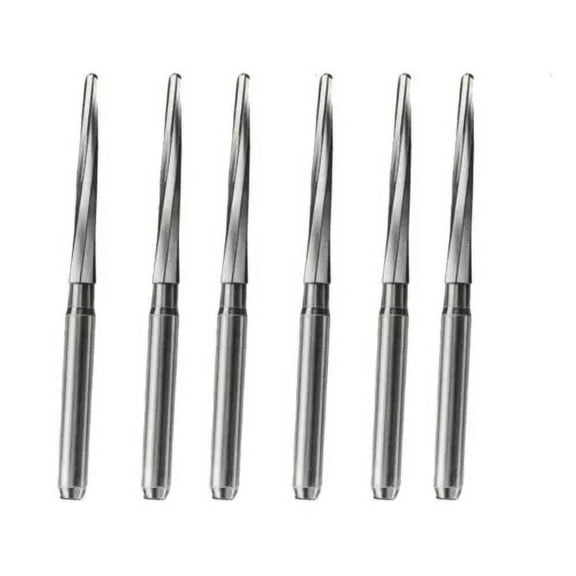 6Pcs Dental Surgical Burs Drill Tungsten Carbide Bone Cutters Zekrya Fg 28Mm