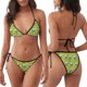 thumbnail image 3 of Fotbe Cartoon Frog Traje de Baño para Mujer de Dos Piezas – Bikini Sexy de Tirantes Tipo Halter con Diseño Triangular, 3 of 6