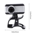 thumbnail image 2 of MasteelfCA Caméra Web USB 2.0 Sans Pilote avec Microphone pour PC de Bureau, 2 of 7