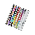 thumbnail image 1 of Walson Professionals Solid Watercolor Paint Set Travel for Students Adults Kids 72 Colors, 1 of 9