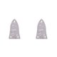 thumbnail image 4 of Kearding 5 piezas de cubierta de barra de armadura, placa de instrumento resistente al desgaste de 3 agujeros, placa de varilla práctica para piezas de Blanco/Brillante 2piezas Kearding CBP464214, 4 of 6