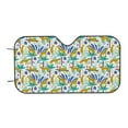 thumbnail image 7 of Fotbe Summer Leopard Car Windshield Sunshade | Sun Visor Protector Front Window Shade, Keeps Out UV Rays, Keeps Your Vehicle Cool-Medium, 7 of 7