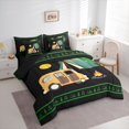 thumbnail image 2 of Erosebridal Happy Camping Bedding Comforter Set 7pcs for Kids Teens,Adventure Theme Queen Bedding Sets for Boys Girls,Black Reversible,Lightweight Room Decor, 2 of 6