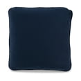 thumbnail image 3 of Wali Square Accent Throw Pillow, 20 Inch, Feather Fill, Blue Polyester, 3 of 3