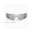 thumbnail image 2 of Walleva Transition/Photochromic Polarized Vented Replacement Lenses And Black Earsocks For Oakley M Frame Strike Sunglasses, 2 of 5