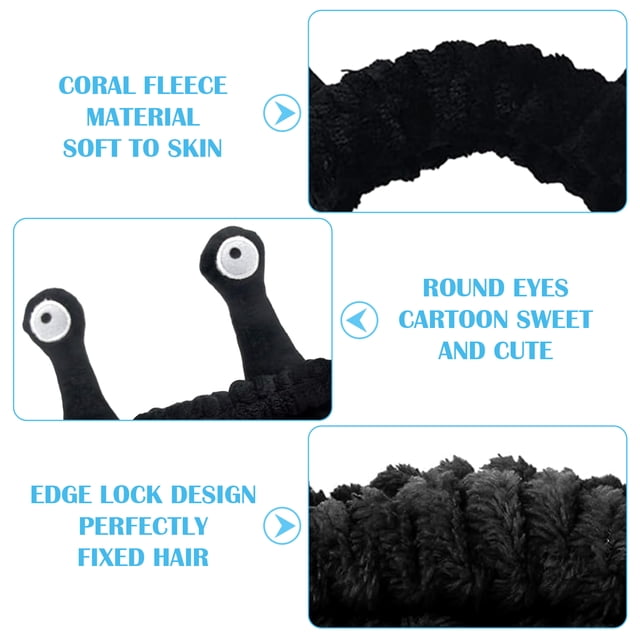 Diadema de maquillaje suave, pulseras para lavado facial que mantienen tu rutina seca, el material de terciopelo coral garantiza comodidad y durabilidad, adecuado para ejercicio, yoga y lavado facial