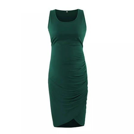 

QIPOPIQ Maternity Dress Clearance Women Pregnants Off Shoulders V-Neck Long Photography Props Dress