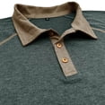 thumbnail image 6 of Krdevn Men's Spring Short Sleeved Lapel T Shirt Casual Versatile Short Sleeved Bottoming Shirt,3XL, 6 of 6