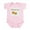Petal Pink, variant on CafePress - Peanut Infant Bodysuit - Baby Light Bodysuit, Size Newborn - 24 Months