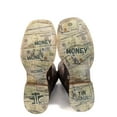 thumbnail image 2 of Men's Tin Haul Banking Bucks Boots with Money Sole Handcrafted Square Toe Brown, 2 of 3