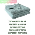 thumbnail image 3 of CHENjy Muslin Cotton Blanket, Organic Cotton Lightweight Summer Blanket, Fluffy Soft Throw Blanket for Bed, 59" x 78.7", Pink, 3 of 7