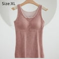thumbnail image 2 of Camisas Térmicas Sin Mangas para Mujer Chaleco De Cuello con Sujetador Incorporado Ropa Interior Camiseta Sin Mangas Térmica Rosa, 2 of 6