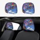 thumbnail image 1 of Up Funda Protectora Universal para Reposacabezas de Coche, Funda Elástica para Reposacabezas de Asiento de Auto, Funda de Tela Antipolvo, Accesorios de Interior 2 Piezas, 1 of 6