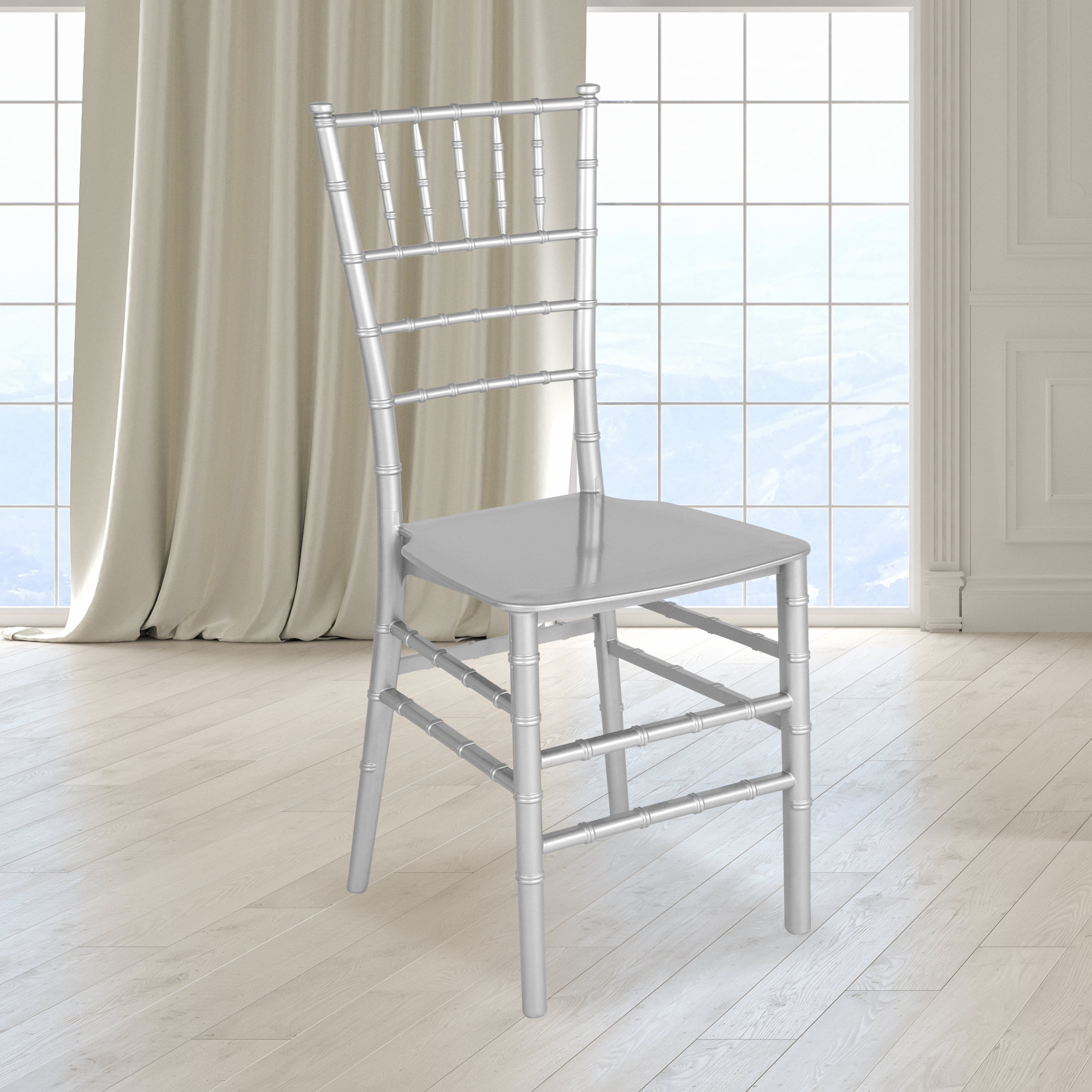 Commercial Quality Wedding Chair Crystal Clear Resin Stacking Chiavari Chair for Special Events & Weddings 