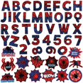 thumbnail image 1 of Parches bordados Wavwave Hero Spider Iron On para ropa, 1 of 6