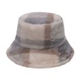 thumbnail image 2 of Winter Thick Bucket Warm Hat Leopard Printed Bucket Cap Basin Hat For Women Men, 2 of 4