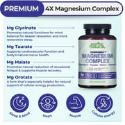 Why Not Natural Magnesium Complex Supplement - 120 Count
