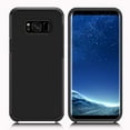 thumbnail image 6 of Galaxy S8 Plus Case, Dual Layer Protective Hybrid Armor Defender Case (Black), 6 of 8