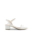 thumbnail image 4 of Sandalia DREAM PAIRS Tacón Grueso Punta Abierta con Correa en el Tobillo Blanca, 4 of 6