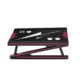 thumbnail image 1 of Vogacara Soporte de trabajo de Metal ajustable, aleación de aluminio, estable y antideslizante, 1/10, 360 °, para Axial SCX10 90046 D90 TRX4 Kits de construcción modelo Rojo, 1 of 6