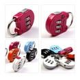 thumbnail image 5 of Huanledash Digit Number Lock Multipurpose Wear Resistant 6 Colors 3 Digit Combination Padlock Code lock for Home, 5 of 8