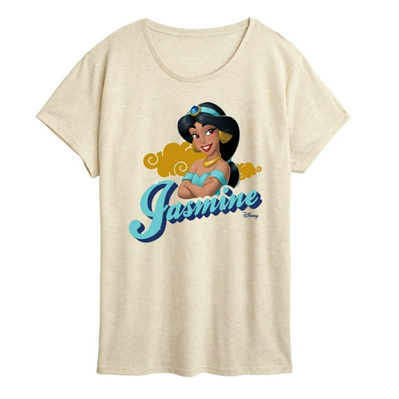 Disney Princess - Jasmine Headshot - Women's Short Sleeve Graphic T-Shirt