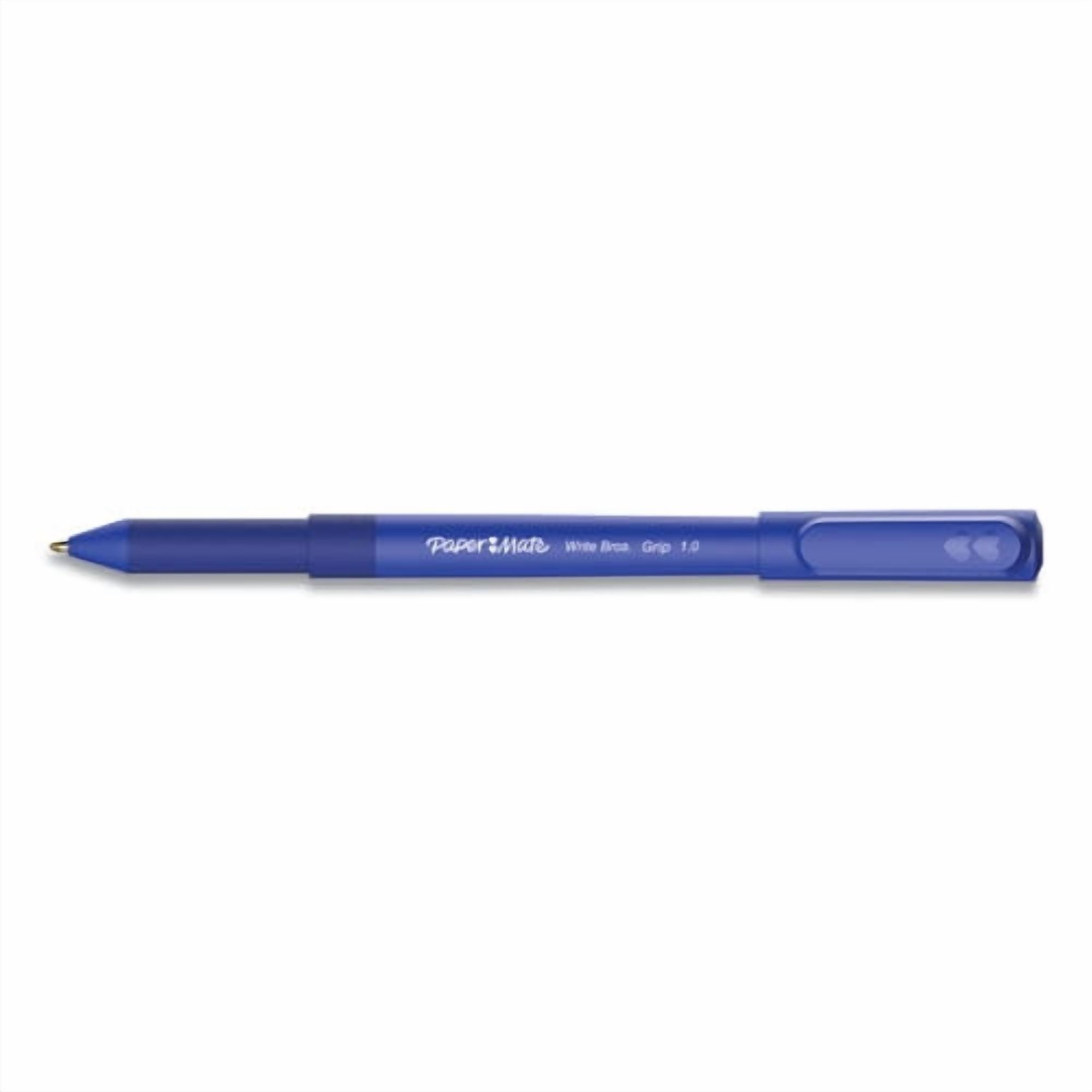 Write Bros. Grip Ballpoint Pen, Stick, Medium 1 Mm, Blue Ink, Blue Barrel, Dozen | Bundle of 5 Dozen