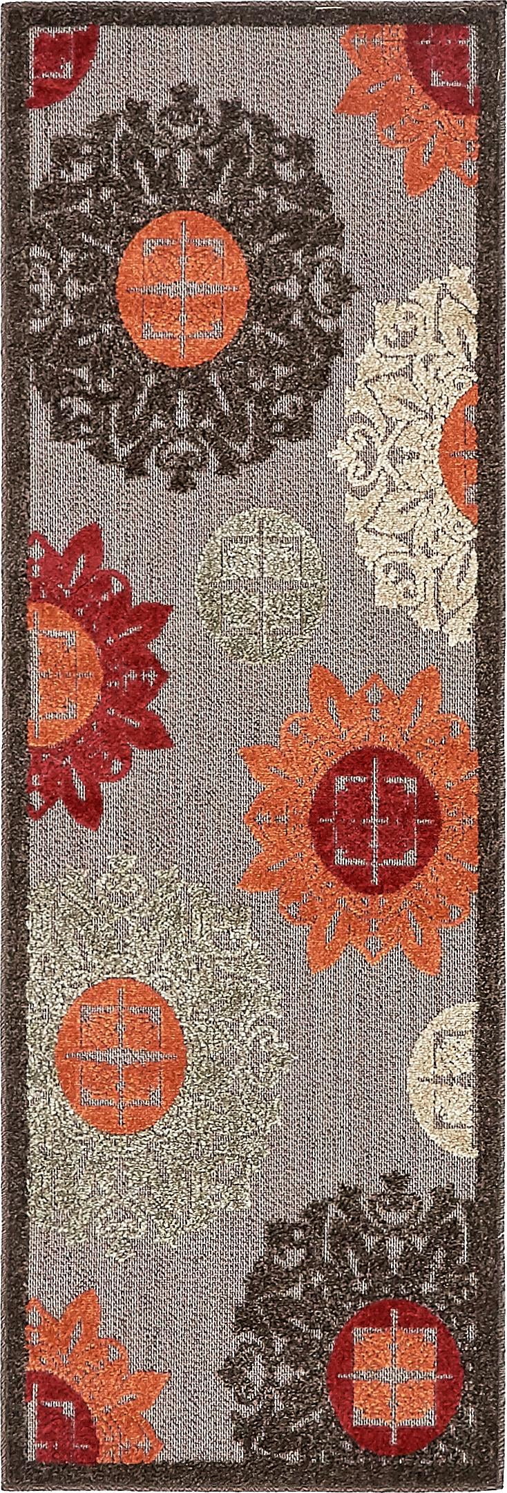 Unique Loom Chicago Indoor/Outdoor Contemporary Area Rug or Runner