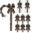 thumbnail image 6 of 6.56FT Lighted Halloween Door Bow with LED Lights, Battery Operated Glowing Ribbon Decoration for Front Door Porch Indoor Outdoor Holiday Entryway Display, By Cosmug, 6 of 6