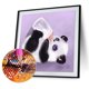 thumbnail image 1 of Cuadros Decorativos Cuadro de dibujo de diamantes de imitación de mosaico de Panda de pintura de diamante de taladro cuadrado completo DIY 5D Tmvgtek embutido en tela, 1 of 9