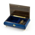 thumbnail image 2 of Handcrafted Royal Blue Music Jewelry Box with Star of David Inlay - Four Little Swans, The, 2 of 2