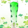 thumbnail image 4 of Tiijoy Girls St. Patrick's Day Leggings Stretch Athletic Yoga Tights, Sizes 11-12, 4 of 5