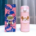 thumbnail image 5 of Botella aislante, diseño bonito, botella de agua, frasco de vacío para estudiantes, color rosa, 350 ML, 5 of 5